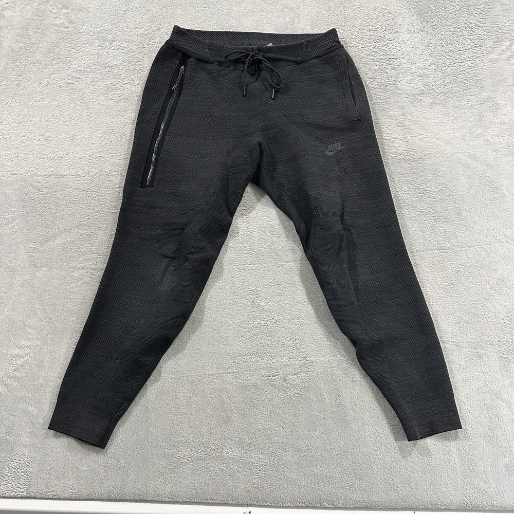 Nike Tech Knit Libero Sweatpants Men's M Black Activewear Streetwear